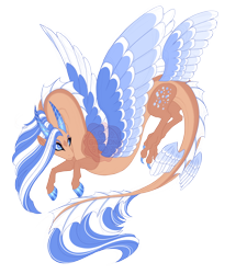 Size: 4600x5100 | Tagged: safe, artist:gigason, oc, oc only, oc:gravity wave, draconequus, hybrid, absurd resolution, blue eyes, claws, coat markings, colored hooves, colored wings, dorsal fin, dorsal stripe, facial markings, female, fin, fins, gradient horn, hoof polish, horn, interspecies offspring, magical gay spawn, multicolored wings, offspring, parent:discord, parent:flash sentry, simple background, slit pupils, solo, star (coat marking), transparent background, wings