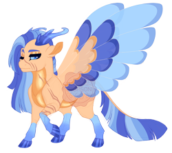 Size: 3600x3200 | Tagged: safe, artist:gigason, oc, oc only, oc:sunshine glow, changepony, hybrid, female, high res, interspecies offspring, magical gay spawn, offspring, parent:flash sentry, parent:pharynx, simple background, solo, transparent background