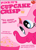 Size: 300x414 | Tagged: source needed, safe, artist:theratedrshimmer, pinkie pie, earth pony, pony, g4, artifact, bowl, cereal, cereal box, cupcake, female, food, logo, mare, marshmallow, open mouth, open smile, pink background, quote, simple background, smiling, solo, text, upside down