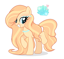 Size: 1163x1080 | Tagged: safe, artist:cstrawberrymilk, oc, oc only, oc:serena, earth pony, pony, g4, cutie mark, ear piercing, female, jewelry, mare, necklace, open mouth, open smile, piercing, reference sheet, simple background, smiling, solo, transparent background