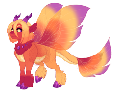 Size: 4100x3100 | Tagged: safe, artist:gigason, oc, oc only, oc:autumn burn, changepony, hybrid, interspecies offspring, magical gay spawn, male, offspring, parent:big macintosh, parent:thorax, simple background, solo, transparent background, unshorn fetlocks