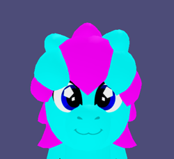 Size: 462x421 | Tagged: safe, oc, oc:cyanized, pegasus, pony, roblox, roleplay is magic, solo