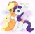 Size: 2993x2907 | Tagged: safe, artist:柯kedo-菱叶虹光, applejack, rarity, earth pony, pony, unicorn, g4, couple, female, high res, hug, lesbian, mare, ship:rarijack, shipping