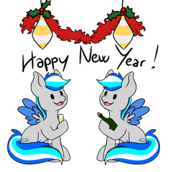 Size: 1958x2000 | Tagged: safe, artist:noxi1_48, oc, oc only, oc:hawker hurricane, pegasus, pony, daily dose of friends, alcohol, champagne, champagne glass, colored wings, simple background, sitting, transparent background, two toned wings, wine, wings