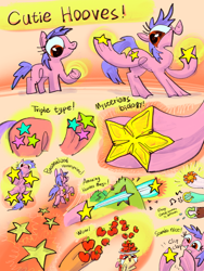 Size: 3000x4000 | Tagged: safe, artist:ja0822ck, apple bloom, applejack, lyra heartstrings, princess celestia, trouble shoes, oc, earth pony, pony, g4, apple, cutie hooves, food, hooves, shooting star