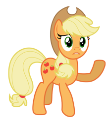 Size: 6000x7000 | Tagged: safe, artist:estories, applejack, earth pony, pony, g4, absurd resolution, hat, simple background, solo, transparent background, vector