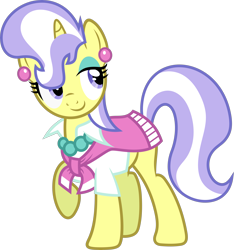 Size: 5133x5482 | Tagged: safe, artist:starryshineviolet, upper crust, pony, unicorn, g4, sweet and elite, absurd resolution, bedroom eyes, clothes, ear piercing, earring, female, jacket, jewelry, mare, necklace, piercing, shirt, simple background, solo, transparent background, vector