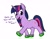 Size: 1100x850 | Tagged: safe, artist:jargon scott, twilight sparkle, pony, unicorn, g4, adorkable, crocs, cute, dialogue, dork, female, mare, pure unfiltered evil, simple background, solo, trotting, twilight crockle, unicorn twilight, white background