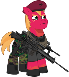 Size: 1034x1155 | Tagged: safe, artist:edy_january, artist:prixy05, edit, vector edit, big macintosh, pegasus, pony, g4, g5, my little pony: tell your tale, armor, assault rifle, barrette, body armor, boots, call of duty, call of duty: modern warfare 2, call of duty: modern warfare 3, camouflage, clothes, desert eagle, g4 to g5, generation leap, gloves, gun, handgun, hat, lieutenant, major, major/lt mac, marine, marines, military, military pony, military uniform, msg90, pistol, rifle, shirt, shoes, simple background, sniper, sniper rifle, soldier, soldier pony, solo, special forces, steyr aug, task force 141, transparent background, uniform, united states, vector, weapon