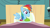 Size: 1920x1080 | Tagged: safe, screencap, rainbow dash, pegasus, pony, g4, my little pony: friendship is magic, read it and weep, season 2, bandage, bed, blanket, broken wing, clothes, faic, female, food, hospital, hospital bed, hospital gown, hospital room, jello, mare, plate, ponyville hospital, rainbow dash is best facemaker, solo, why the long face, wings