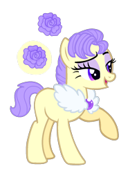 Size: 900x1200 | Tagged: safe, artist:charlie03bigote, cream puff, earth pony, pony, g4, creambetes, cute, female, mare, older, older cream puff, raised hoof, simple background, solo, transparent background