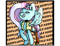 Size: 2600x2000 | Tagged: safe, artist:ronin20181, kerfuffle, pegasus, pony, g4, amputee, clothes, female, high res, mare, prosthetic limb, prosthetics, solo