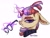 Size: 2048x1563 | Tagged: safe, artist:rottengotika, moondancer, pony, unicorn, g4, bust, floppy ears, glasses, magic, pixel art, signature, simple background, solo, telekinesis, white background