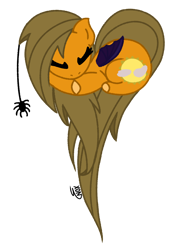 Size: 2304x3072 | Tagged: safe, artist:noxa, oc, oc only, oc:summer dawn, bat pony, pony, spider, bat pony oc, heart pony, high res, simple background, solo, transparent background