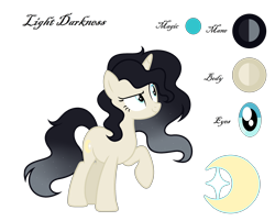 Size: 2860x2304 | Tagged: safe, artist:lunerymish, oc, oc only, oc:light darkness, pony, unicorn, base used, female, high res, mare, offspring, parent:oc:luneria sparkle, raised hoof, simple background, solo, transparent background