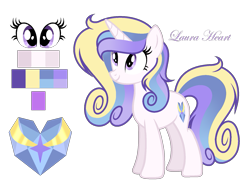 Size: 1681x1261 | Tagged: safe, artist:lunerymish, oc, oc only, oc:laura heart, pony, unicorn, base used, female, mare, offspring, parent:princess cadance, parent:shining armor, parents:shiningcadance, simple background, solo, transparent background