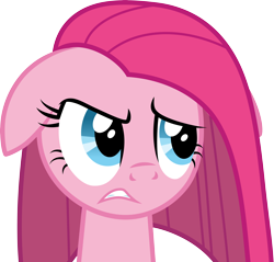 Size: 6000x5735 | Tagged: safe, artist:twilirity, pinkie pie, earth pony, pony, g4, party of one, .svg available, floppy ears, pinkamena diane pie, simple background, solo, transparent background, vector