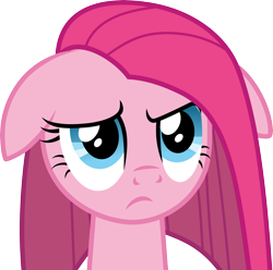 Size: 6000x5945 | Tagged: safe, artist:twilirity, pinkie pie, earth pony, pony, g4, .svg available, floppy ears, pinkamena diane pie, simple background, solo, transparent background, vector