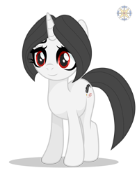 Size: 3937x5000 | Tagged: safe, artist:r4hucksake, oc, oc:raven quill, pony, unicorn, female, mare, simple background, solo, transparent background