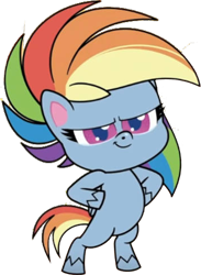 Size: 356x486 | Tagged: safe, edit, edited screencap, editor:pascalmulokozi2, screencap, rainbow dash, pegasus, pony, g4, g4.5, my little pony: pony life, the mysterious voice, background removed, bipedal, female, mare, not a vector, simple background, solo, transparent background