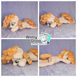 Size: 2880x2880 | Tagged: safe, artist:wollyshop, pear butter, earth pony, pony, g4, female, high res, irl, mare, photo, plushie