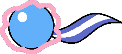 Size: 322x142 | Tagged: safe, artist:mega-poneo, trixie, pony, unicorn, g4, ball, magic, rolling, simple background, solo, spin dash, transparent background, trixieball