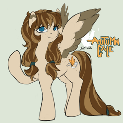 Size: 2000x2000 | Tagged: safe, artist:egil, oc, oc only, oc:autumn gale, pegasus, pony, female, high res, mare, solo