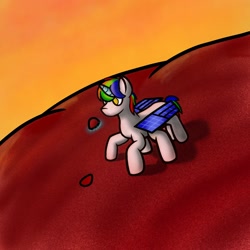 Size: 2000x2000 | Tagged: safe, artist:rony ram, oc, alicorn, pony, high res, mars, mars rover, multicolored hair, standing