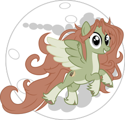 Size: 3140x3000 | Tagged: safe, artist:deyrasd, oc, pegasus, pony, female, high res, mare, mare in the moon, moon, simple background, solo, transparent background