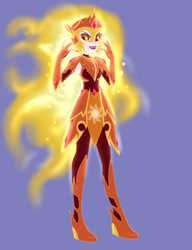 Size: 828x1077 | Tagged: safe, artist:nightglowfan, daybreaker, human, equestria girls, g4, equestria girls-ified, female, solo