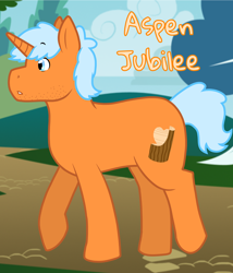 Size: 2250x2625 | Tagged: safe, artist:brickowskibois, oc, oc:aspen jubilee, pony, unicorn, high res, solo