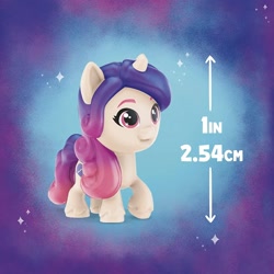 Size: 1500x1500 | Tagged: safe, sherbet sunset, pony, unicorn, g5, official, hasbro, irl, mini world magic, photo, solo, toy