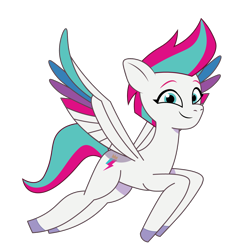 Size: 1200x1200 | Tagged: safe, artist:prixy05, zipp storm, pegasus, pony, g5, my little pony: tell your tale, flying, happy, simple background, solo, transparent background, vector, zipp is skinny