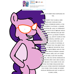 Size: 3023x3351 | Tagged: safe, artist:professorventurer, pipp petals, starlight glimmer, trixie, pegasus, pony, unicorn, series:ask pippamena, g4, g5, bipedal, chest fluff, educational, female, glasses, high res, informative, looking at you, mare, nerd, pippamena, pregnant, primrose petals, simple background, smiling, smiling at you, text, white background