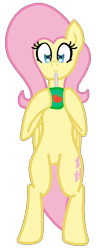 Size: 294x763 | Tagged: safe, artist:penguinpotential, edit, editor:pagiepoppie12345, fluttershy, pegasus, pony, g4, apple, bipedal, female, flutterjuice, food, herbivore, juice, juice box, mare, simple background, solo, straw, transparent background, wings, youtube link