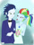 Size: 750x1000 | Tagged: safe, artist:ilaria122, rainbow dash, soarin', human, equestria girls, g4, bouquet, bouquet of flowers, bride, clothes, dress, female, flower, groom, male, marriage, ship:soarindash, shipping, straight, tuxedo, wedding, wedding dress