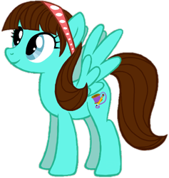 Size: 468x494 | Tagged: safe, artist:fidenciojesus, pegasus, pony, blythe baxter, female, headband, littlest pet shop, mare, pencil, ponified, simple background, solo, spread wings, thread, transparent background, wings