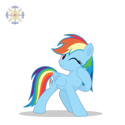 Size: 2500x2500 | Tagged: safe, artist:r4hucksake, rainbow dash, pegasus, pony, g4, cute, dashabetes, high res, one eye closed, simple background, solo, transparent background, wink