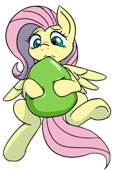 Size: 608x904 | Tagged: safe, anonymous artist, fluttershy, pegasus, pony, g4, balloon, blowing, blowing up balloons, blushing, female, fetish, inflating, mare, simple background, solo, that pony sure does love balloons, white background