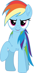 Size: 759x1592 | Tagged: source needed, safe, artist:tiarawhy, rainbow dash, g4, female, looking at you, pony waifu sim, simple background, smiling, smirk, transparent background