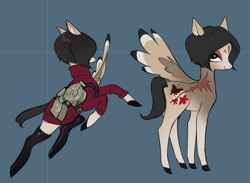 Size: 2048x1501 | Tagged: safe, artist:glacierclear, pegasus, pony, ada wong, clothes, female, ponified, resident evil, resident evil 4