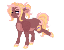 Size: 3500x2700 | Tagged: safe, artist:gigason, oc, oc only, oc:sunny day, earth pony, pony, female, high res, mare, obtrusive watermark, one eye closed, simple background, solo, tongue out, transparent background, watermark, wink