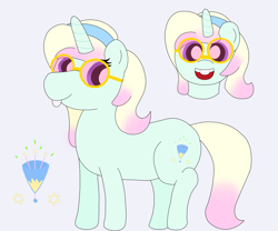 Size: 6047x5036 | Tagged: safe, artist:pinkiepie69, derpibooru exclusive, oc, oc only, oc:glitter bomb, pony, unicorn, braces, glasses, solo