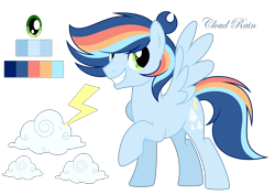 Size: 3721x2637 | Tagged: safe, artist:lunerymish, oc, oc only, oc:cloud rain, pegasus, pony, base used, high res, male, offspring, parent:rainbow dash, parent:soarin', parents:soarindash, simple background, solo, stallion, transparent background