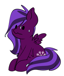 Size: 1805x2150 | Tagged: safe, artist:noxi1_48, oc, pegasus, pony, daily dose of friends, simple background, sitting, solo, transparent background