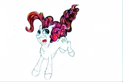 Size: 2236x1493 | Tagged: safe, pinkie pie, g4, sketch, smiling