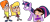 Size: 1047x468 | Tagged: safe, artist:cloudy glow, edit, editor:incredibubbleirishguy, vector edit, twilight sparkle, alicorn, pony, g4, angry, body swap, brown eyes, camp lakebottom, crossover, female, green eyes, jordan buttsquat, june (little einsteins), link in source, little einsteins, mare, purple eyes, scared, simple background, suzi, swap, transparent background, twilight sparkle (alicorn), vector