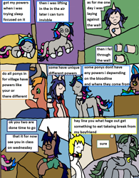 Size: 1348x1728 | Tagged: safe, artist:ask-luciavampire, oc, alicorn, bat pony, earth pony, pony, unicorn, werewolf, comic, powers, tumblr