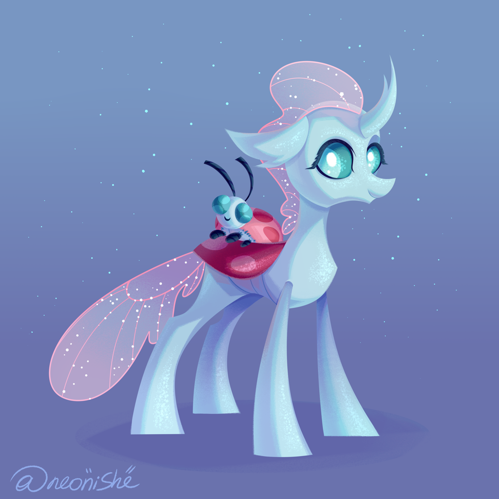 [changeling,cute,plushie,safe,solo,derpibooru exclusive,changedling,artist:neonishe,ocellus,diaocelles]