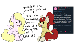 Size: 4914x2869 | Tagged: safe, artist:noxi1_48, oc, oc only, oc:treble pen, pegasus, pony, unicorn, daily dose of friends, duo, open mouth, open smile, simple background, sitting, smiling, transparent background